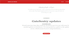 Desktop Screenshot of abdullahirfan.com