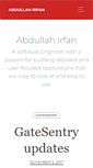 Mobile Screenshot of abdullahirfan.com