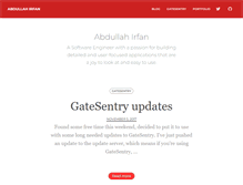 Tablet Screenshot of abdullahirfan.com